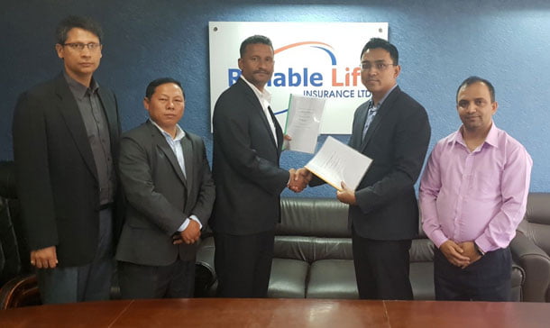 रिलायबल नेपाल लाइफ इन्स्योरेन्स एनसीएचएलसँग आबद्ध