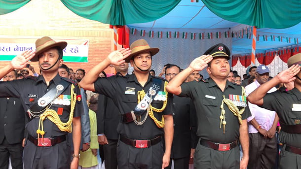 भारतको ७३ औं स्वतन्त्रता दिवस काठमाडौं स्थित भारतीय राजदूतावासमा मनाईयो