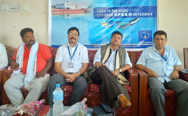 नेपाल टेलिकमद्धारा पहिलो पटक गाउँपालिकालाई केन्द्रित गरी एफटीटीएच वितरण