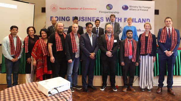 फिनल्याण्डका उद्योगी व्यवसायीहरुलाई नेपालमा लगानी गर्न सरकारको आग्रह