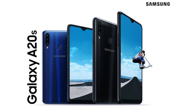 सामसङको ट्रिपल रियर क्यामरायुक्त स्टाइलिस ग्यालेक्सी ए २०एस नेपाली बजारमा