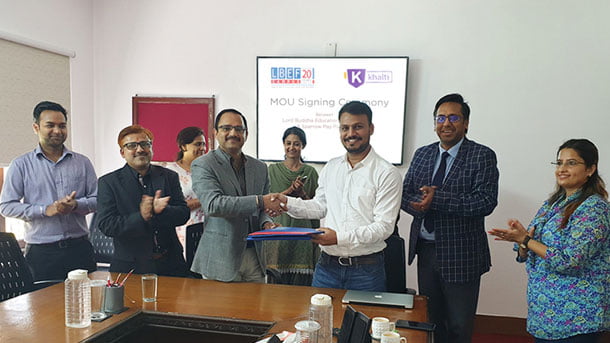 खल्ती र लर्ड बुद्ध एजुकेसन फाउन्डेसन बीच विद्यार्थीलाई इन्टर्नशिप र रोजगारी प्रदान गर्ने सम्झौता