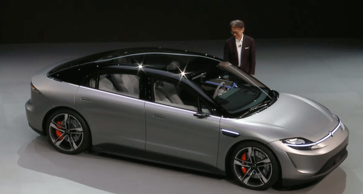 सोनीले पहिलो पटक बनायो इलेक्ट्रिक कन्सेप्ट कार ‘भिजन एस’, टपस्पीड २४० किलोमिटर प्रति घण्टा