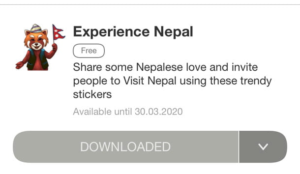 नेपाल भ्रमण वर्ष प्रबर्द्धन गर्न भाइबरमा स्टिकर उपलब्ध, स्टिकर प्रयोग गरेर नेपाल घुम्न बोलाउनुस्