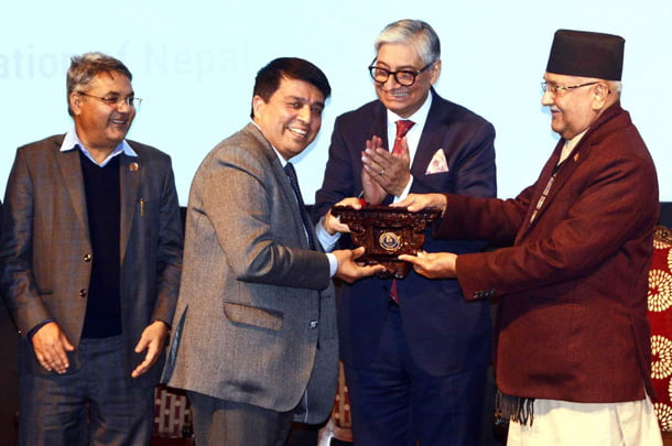 आएइमई ग्रुपका अध्यक्ष ढकाललाई एसियन लिडरसिप अवार्ड