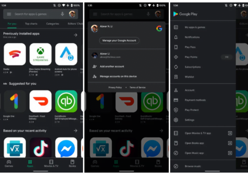 गूगलको प्ले स्टोरमा एकैपटक धेरै एकाउन्ट प्रयोग गर्न सकिने फिचर शुरु