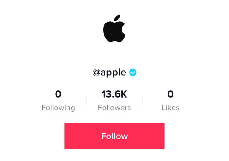 भिडियो शेयरिङ्ग प्लेटफर्म टिकटकमा एप्पलको आधिकारीक एकाउन्ट