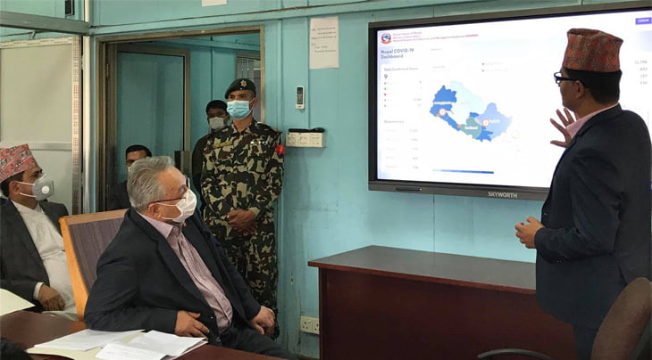 कोरोनाभाइरसका एकीकृत सूचना अब एउटै वेबसाइटबाट, एपबाटै क्वारेन्टाइनको निगरानी गरिने