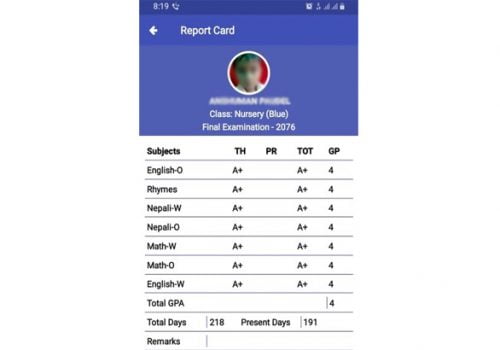अनलाइनमा विद्यालय परिक्षाको नतिजा, रुपन्देहीको सगरमाथा माबिले सार्बजनिक गर्यो आफ्नै एपबाट