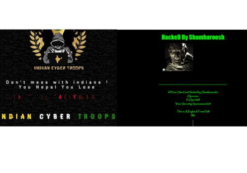 लिपुलेकसहितको नक्सा सार्वजनिक भएपछि भारतिय ह्याकरहरु सक्रिय, सरकारी वेबसाइट ह्याक गर्दै