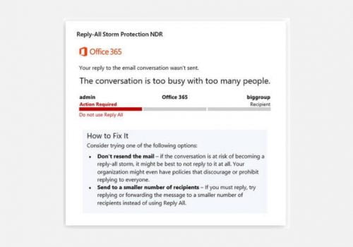 अफिस ३६५का लागि माइक्रोसफ्टको नयाँ फीचर, ‘रिप्लाई अल ईमेल स्टोर्म’लाई रोक्न ‘प्रोटेक्सन’ जारी
