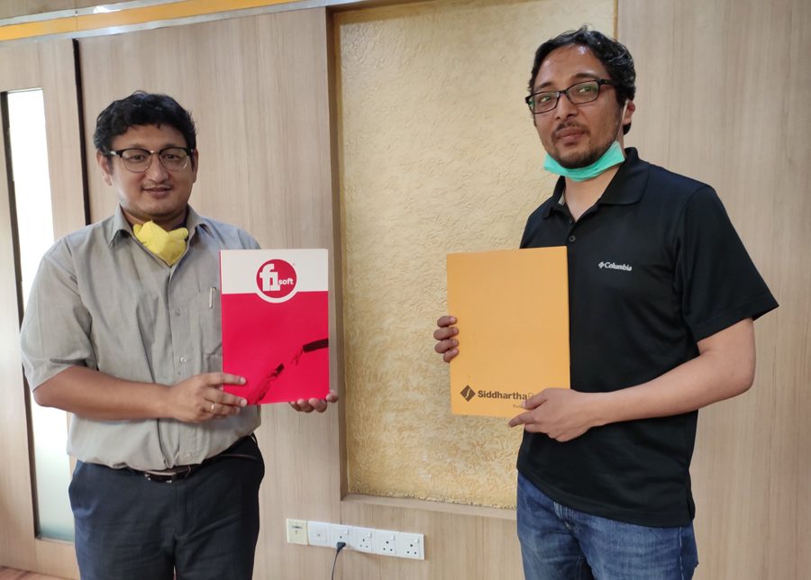 ‘क्वीक भुक्तानी’ प्रयोगका लागि सिद्धार्थ बैंक र एफवान सफ्टबीच सम्झौता