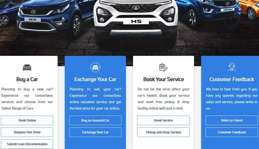 टाटाका गाडीहरु अनलाइन बुक गर्न सकिने, अनलाइनबाट गाडी किने २ लाख रुपैयाँसम्मको छुट