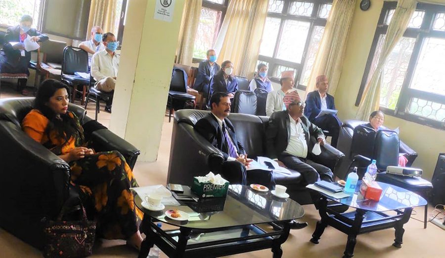 धितोपत्र बजार बारे नेपाल धितोपत्र बोर्डमा अर्थ समितिसँग छलफल तथा अन्तरक्रिया