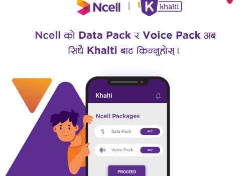 ‘खल्ती’ मोबाइल वालेट एपबाट एनसेलको डाटा प्याक किन्न सकिने