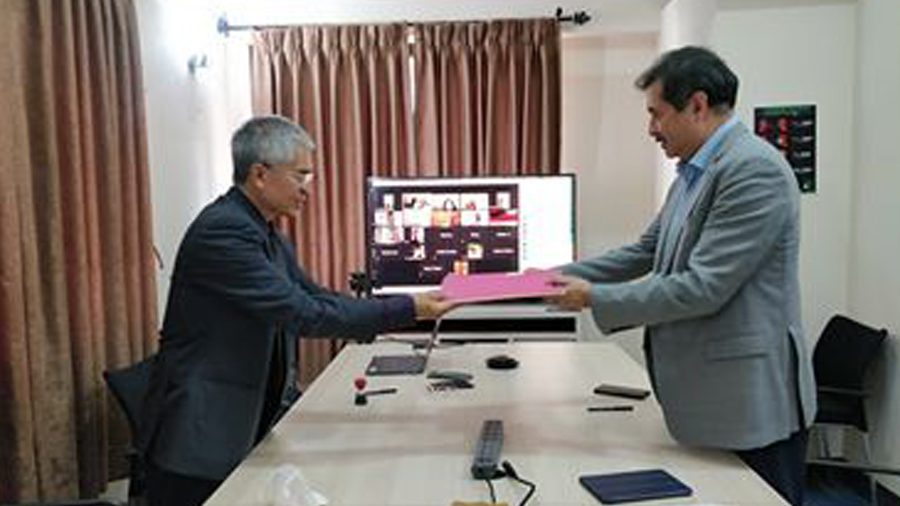 व्यवसायिक पहल र मदन भण्डारी विश्वविद्यालय बीच सम्झौता, नयाँ प्रविधिको विकास तथा सुधार गर्ने