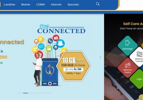 Nepal Telecom’s website is now redesigned, these services can be availed online