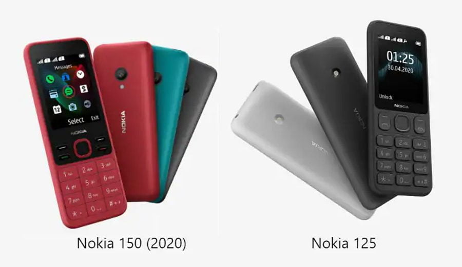 नोकिया १२५ र नोकिया १५०(२०२०) फीचर फोन नेपाली बजारमा