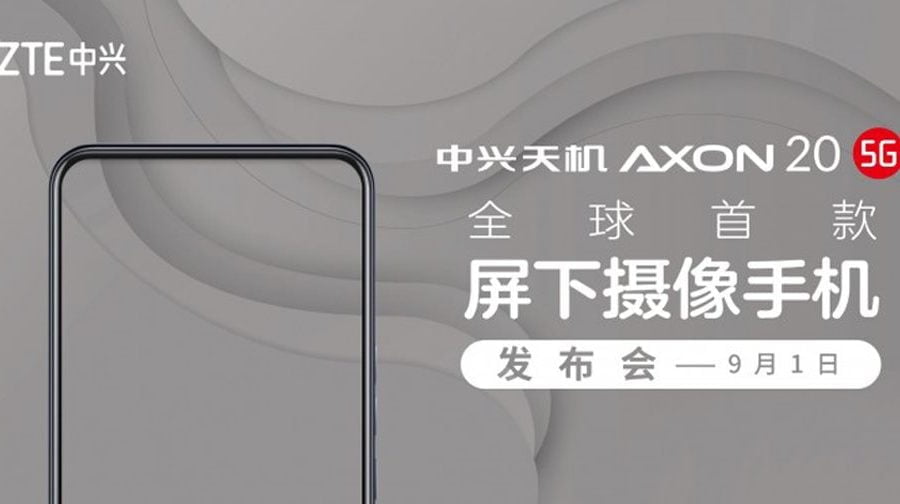 जेडटिईको एक्जोन २० ५जी स्मार्टफोन, विश्वकै पहिलो अण्डर डिस्प्ले क्यामरा फोन भएको दाबी