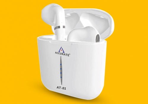 नेपाली ब्राण्ड एक्युरेटको एटि०१ टिडब्लुएस वायरलेस इयरफोन बजारमा