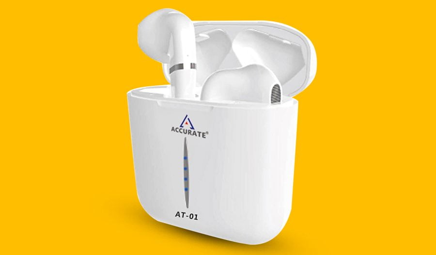 नेपाली ब्राण्ड एक्युरेटको एटि०१ टिडब्लुएस वायरलेस इयरफोन बजारमा