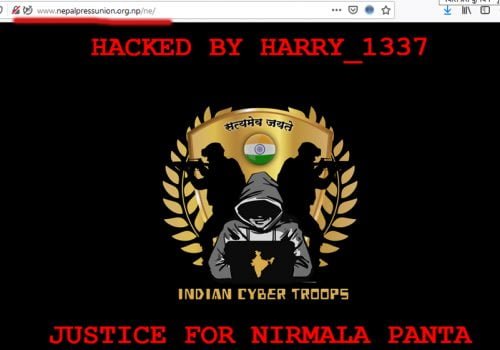 निर्मला पन्तलाई न्याय माग्दै नेपाल प्रेस युनियनको वेबसाइट ह्याक
