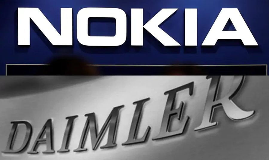 गाडी निर्माता डेमलरले नोकियालाई यसको पेटेन्ट प्रयोग बापत भुक्तान गर्न राजी