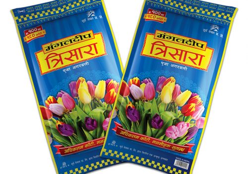 सूर्य नेपालको त्रिसारा अगरबत्ती नेपाली बजारमा