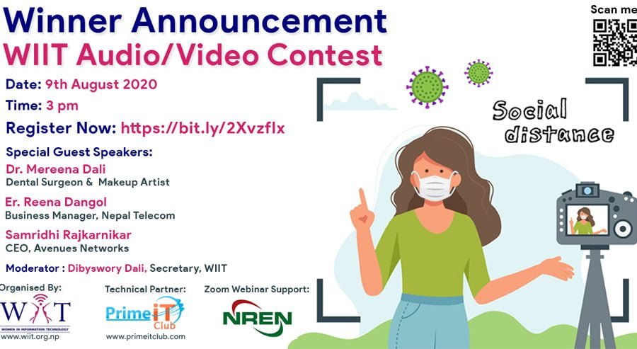कोभिड १९ विषयमा सचेतना बढाउन आईसीटी टूल्स विषयक वेबिनार, यी युवाहरु बने बिजेता