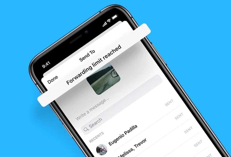 फेसबुक मेसेन्जरमा ५ जनालाई मात्र मेसेज सेयर गर्न सकिने, आयो ‘फरवार्ड लिमिट’ फीचर