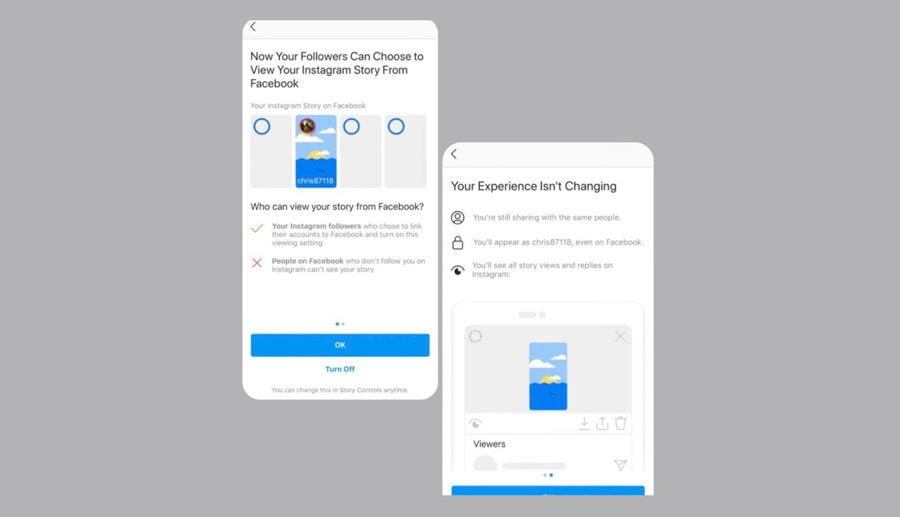 फेसबुक र इन्स्टाग्राम दुबै अनुप्रयोगहरूमा क्रस पोष्ट स्टोरीजमा नयाँ फिचर परीक्षण गरिँदै
