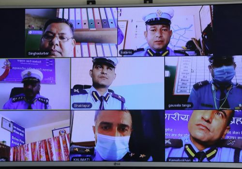 उपत्यका ट्राफिकमा भिडियो कन्फरेन्स मार्फत बैठक