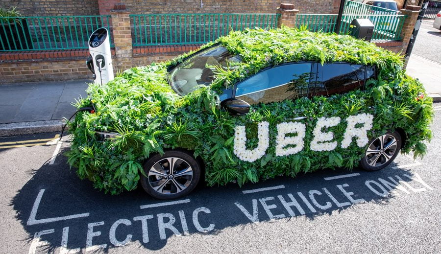 उबरले आगामी २० वर्षभित्र सेवाका लागि प्रयोग हुने सबै सवारी साधन विद्युतीय चलाउने