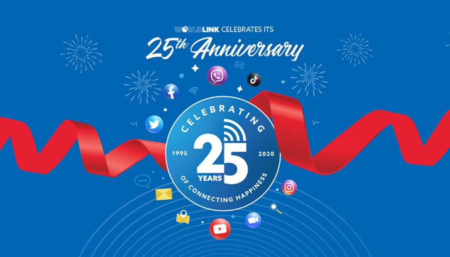 वर्ल्डलिंक कम्युनिकेसन्स २५ औं वर्षमाः ४ हजारलाई रोजगारीसहित २१ लाख सेवाग्राहीलाई सेवा दिँदै