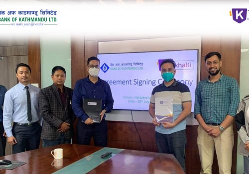 बैंक अफ काठमाडौं र ‘खल्ती’ डिजिटल वालेटबीच सहकार्य, बैंक खाताबाट भुक्तानी गर्न सकिने