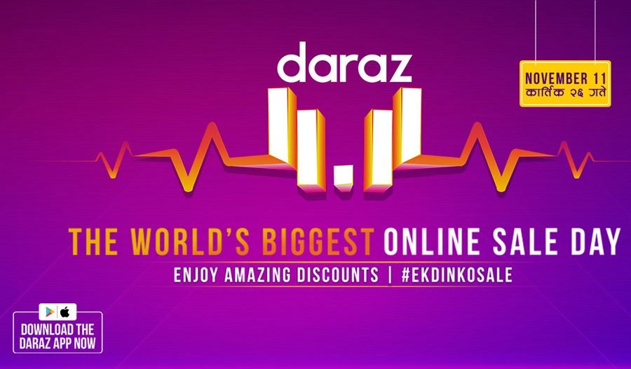 Daraz Brings 11.11 – Nepal’s biggest sale day for the third year 
