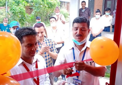 ग्लोबल आइएमई बैंकको एक्सटेन्सन काउण्टर ट्राफिक प्रहरी कार्यालय, कास्की परिसरमा