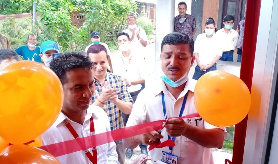 ग्लोबल आइएमई बैंकको एक्सटेन्सन काउण्टर ट्राफिक प्रहरी कार्यालय, कास्की परिसरमा