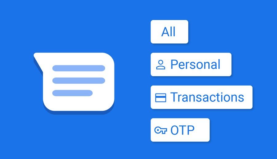 गूगल मेसेजेजको नयाँ अपडेट, सन्देशहरुलाई शिर्षकअनुसार वर्गिकरण गर्न सकिने