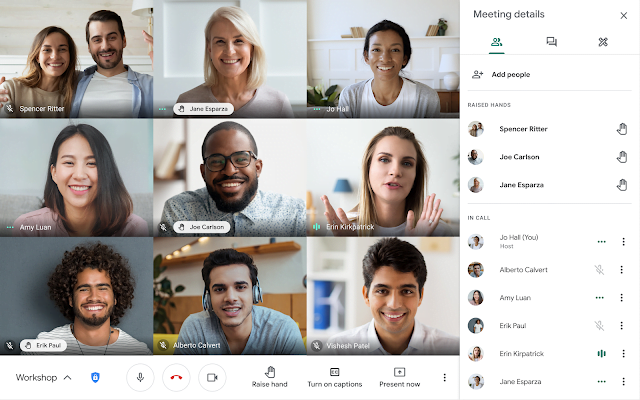 गूगल मिटमा अब ‘रेज ह्याण्ड’ फिचर उपलब्ध, भिडियो कन्फ्रेन्सिङ्गमा प्रश्न सोध्न सहज बनाउने