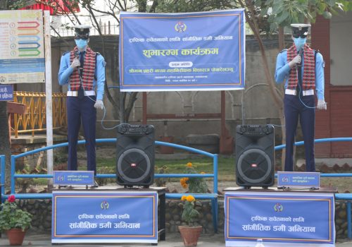 उपत्यकामा ट्राफिक सचेतनाको लागि सांगीतिक डमी अभियान शुरू