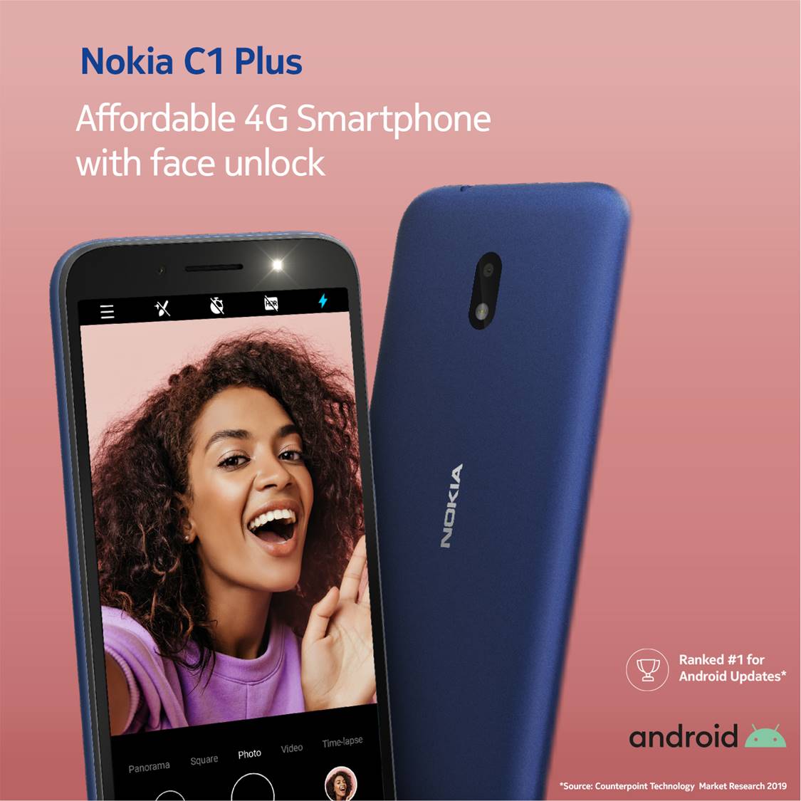 Introducing Nokia C1 Plus – affordable 4G smartphone with Face Unlock
