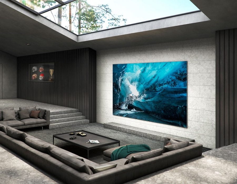 यस्तो छ सामसङको ११० इन्चको माइक्रो एलईडी टेलिभीजन