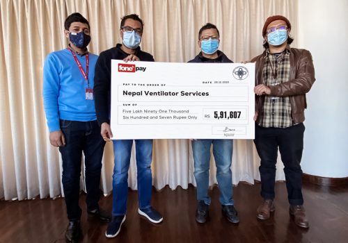 नेपाल भेन्टिलेटर बैंकलाई फोनपे मार्फत सहयोग रकम हस्तान्तरण