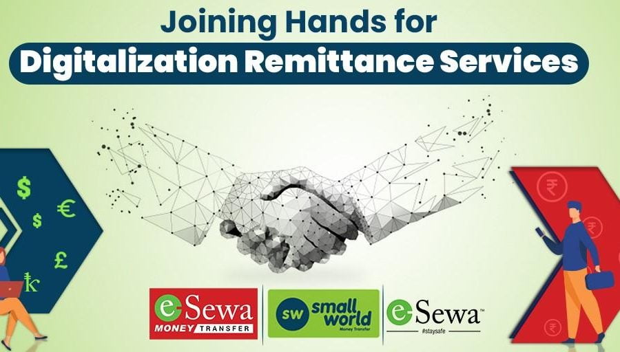स्मलवर्ल्ड मार्फत इसेवामनि ट्रान्सफरको रेमिट्यान्स् सेवा थप २२ वटा देशहरुबाट सुरु