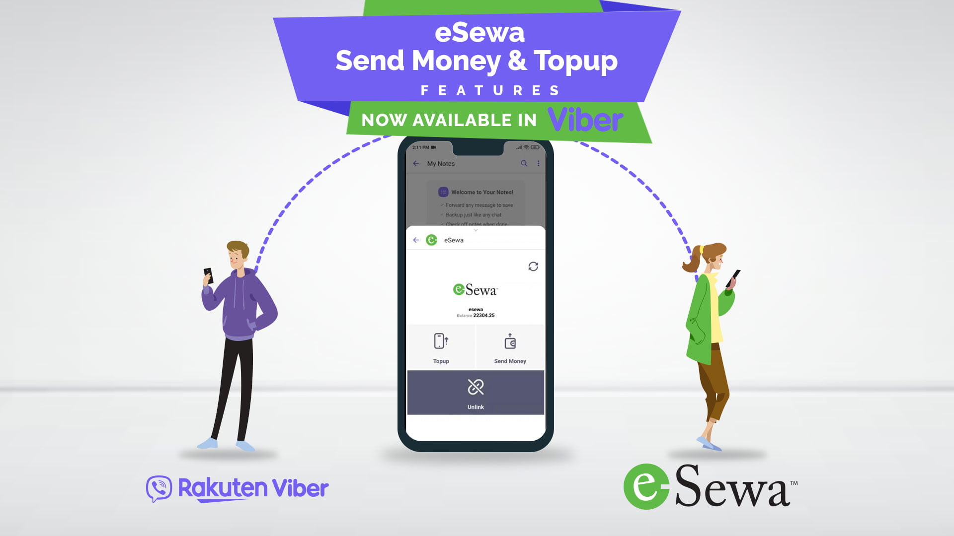 eSewa and Rakuten Viber inks deal to top-up and send money through Viber