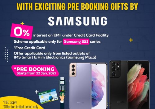 सानिमा बैंकले सामसङ एस२१ सिरिज किन्दा निःशुल्क क्रेडिट कार्ड र शून्य ब्याजदरमा मासिक किस्ताबन्दी दिने