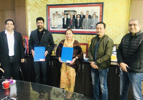 जेसीबीको सहज फाइनान्सिङको लागि एमएडब्लु र मेगा बैंकबीच सम्झौता