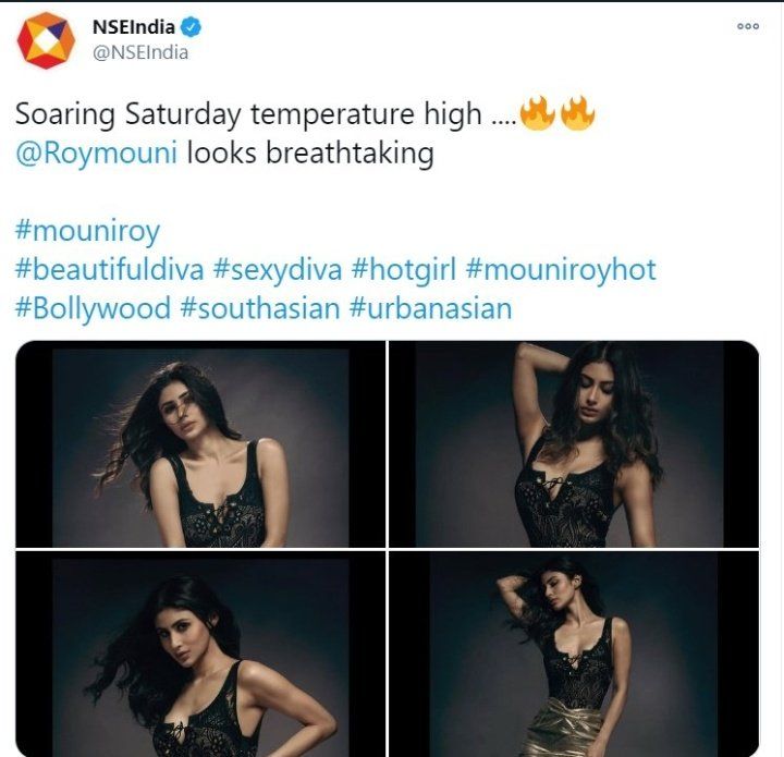 जब भारतको नेशनल स्टक एक्सचेञ्ज (एनएसई)ले ट्वीट गर्यो अभिनेत्रीको बोल्ड फोटो…