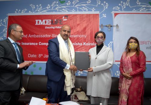 आइएमई लाइफको ब्राण्ड एम्बेसडरमा मनिषा कोइराला